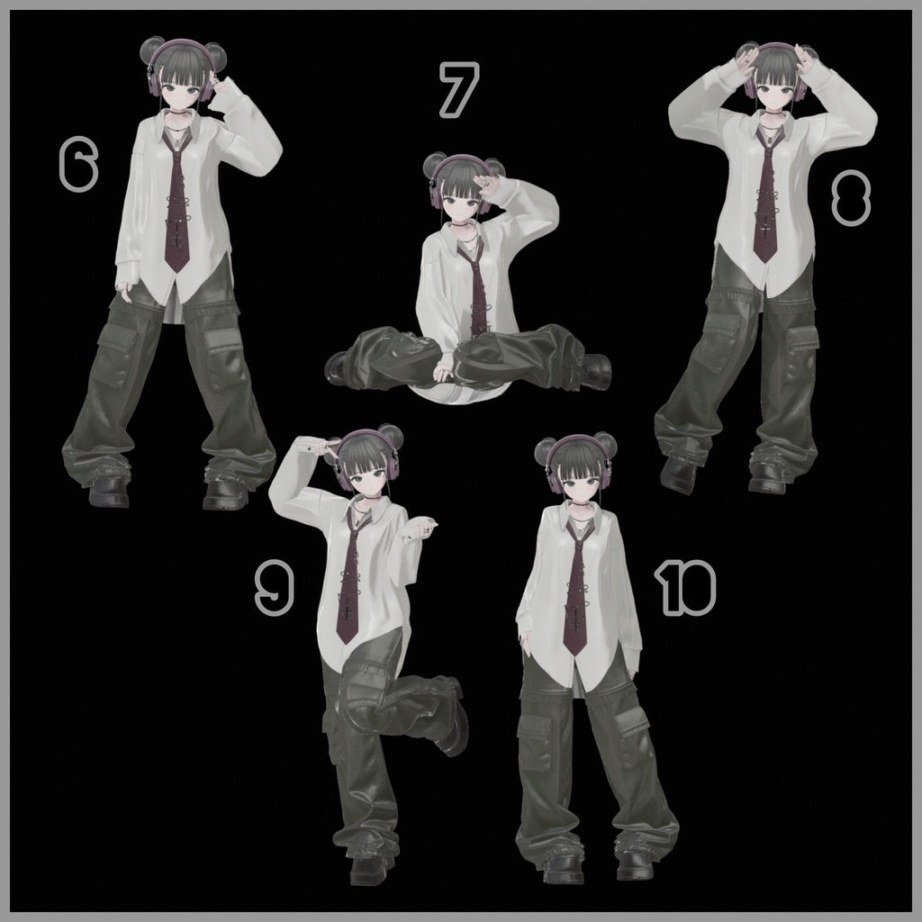 NoAR Pose Set vol.1 【20種】