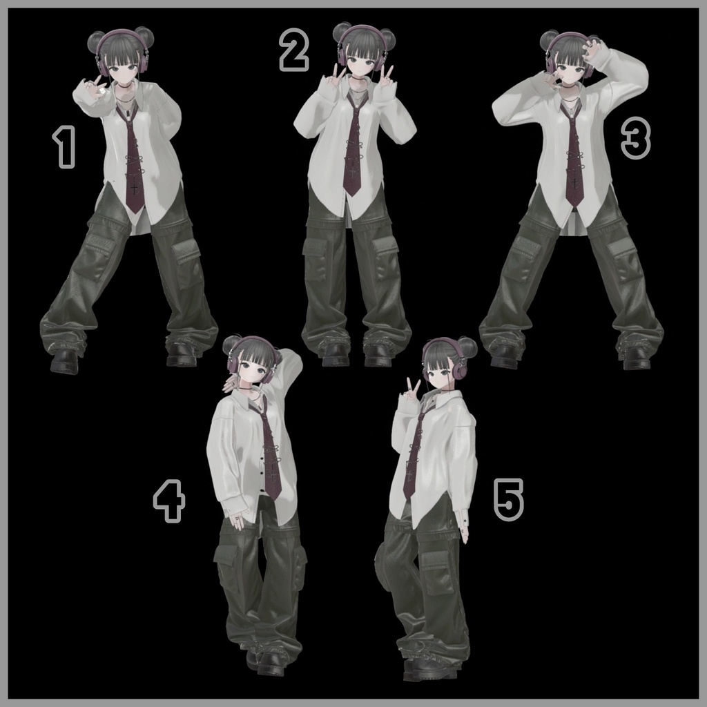 NoAR Pose Set vol.1 【20種】