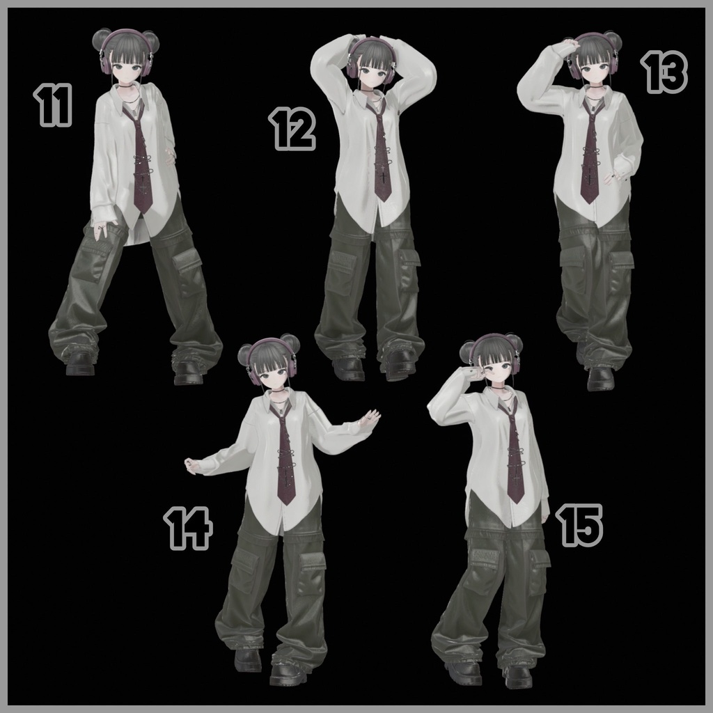 NoAR Pose Set vol.1 【20種】