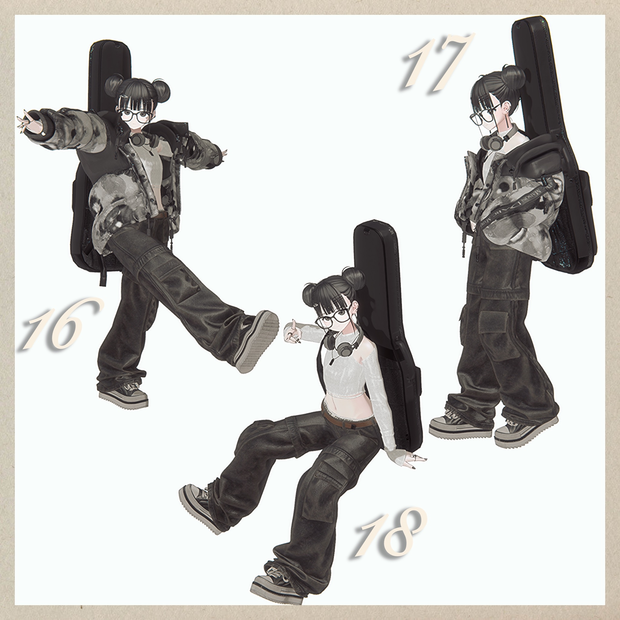 NoAR Pose Set vol.2 【20種】 - ɴᴏᴀʀɴᴏᴅᴇ - BOOTH