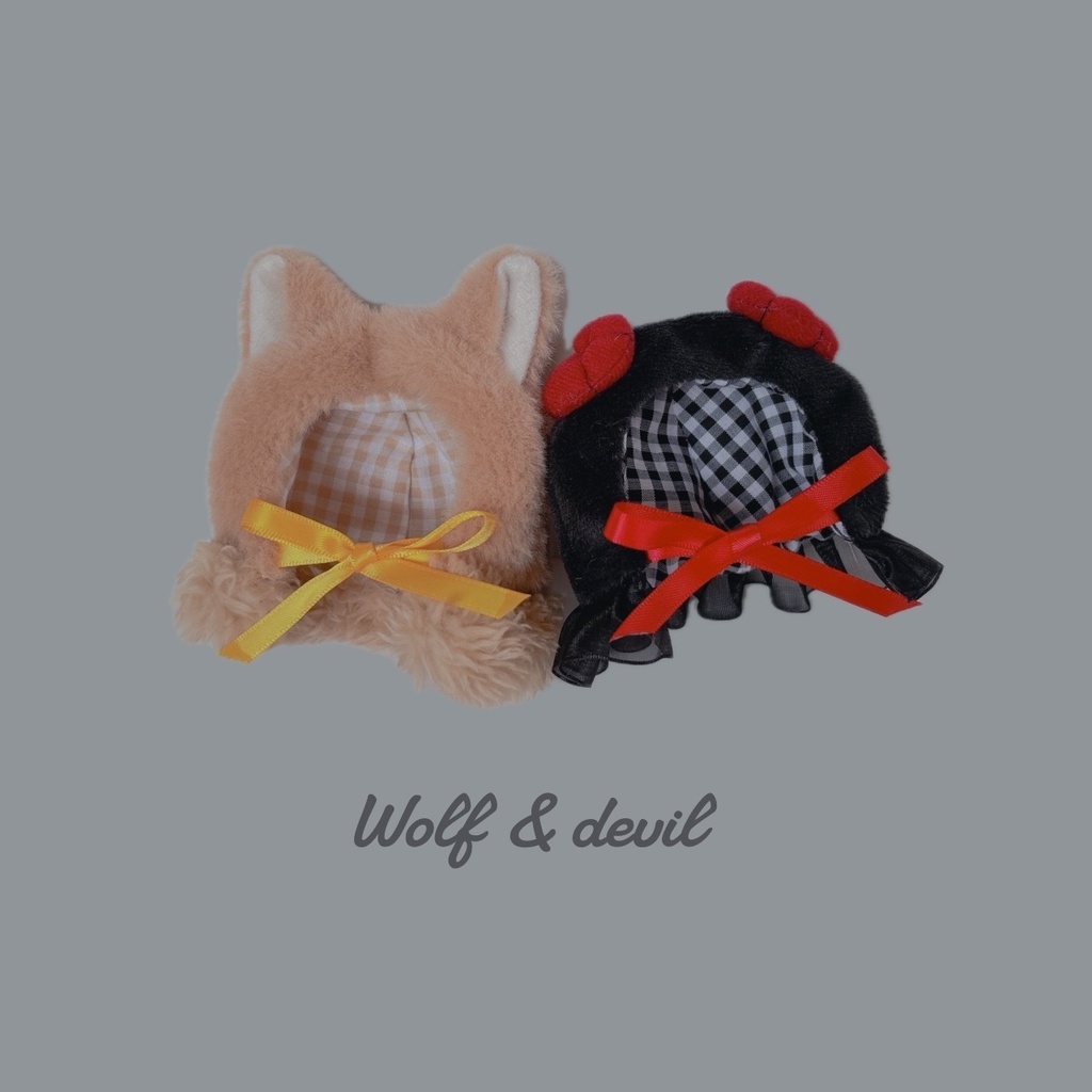 おおかみくんとあくまちゃんセット