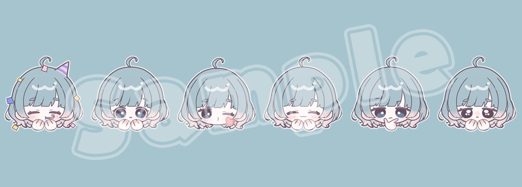 えもじのかわいいマスキングテープ