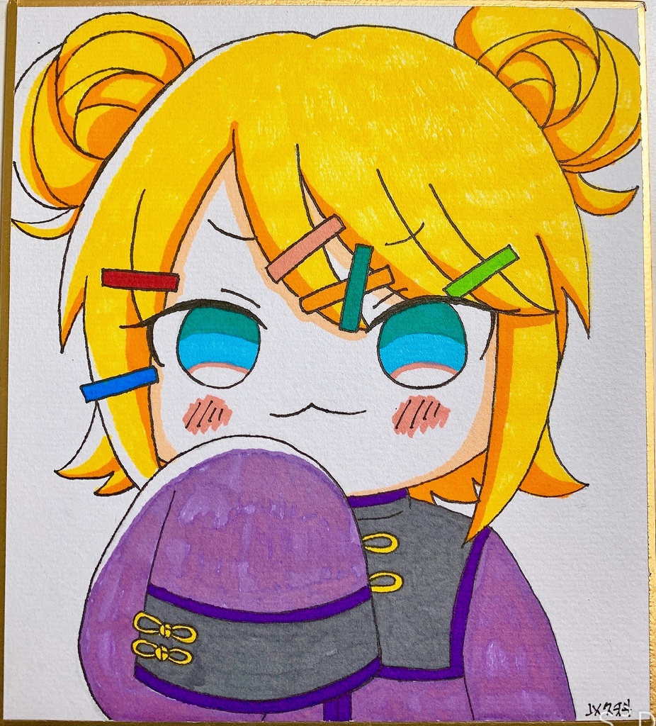 チャイナリンちゃん 色紙