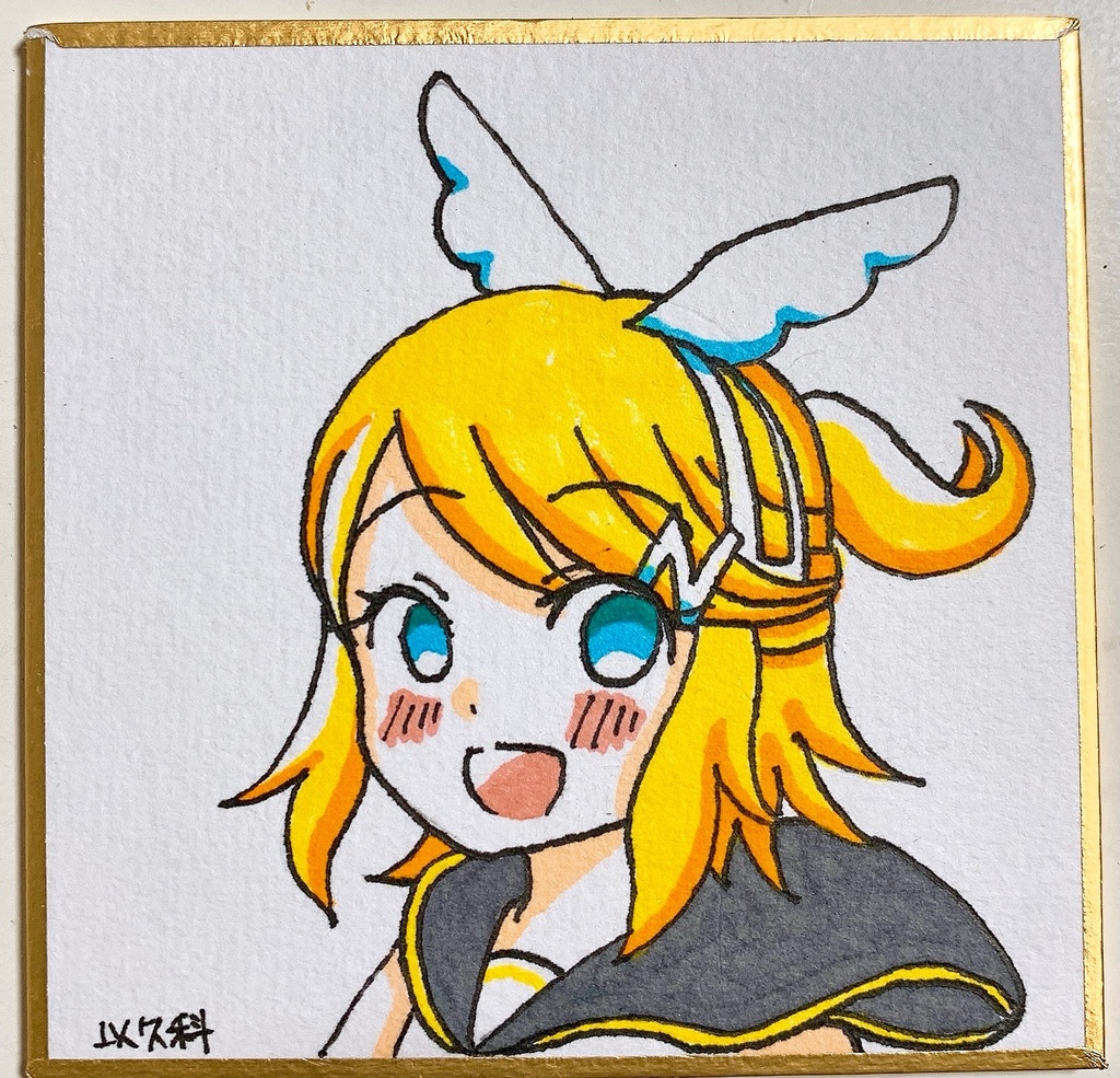 NTリンちゃん 色紙