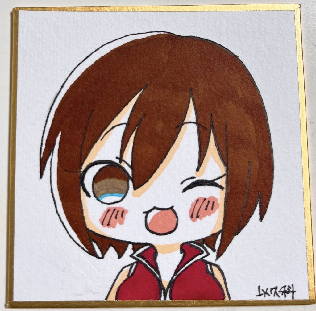 ウィンクMEIKO 色紙