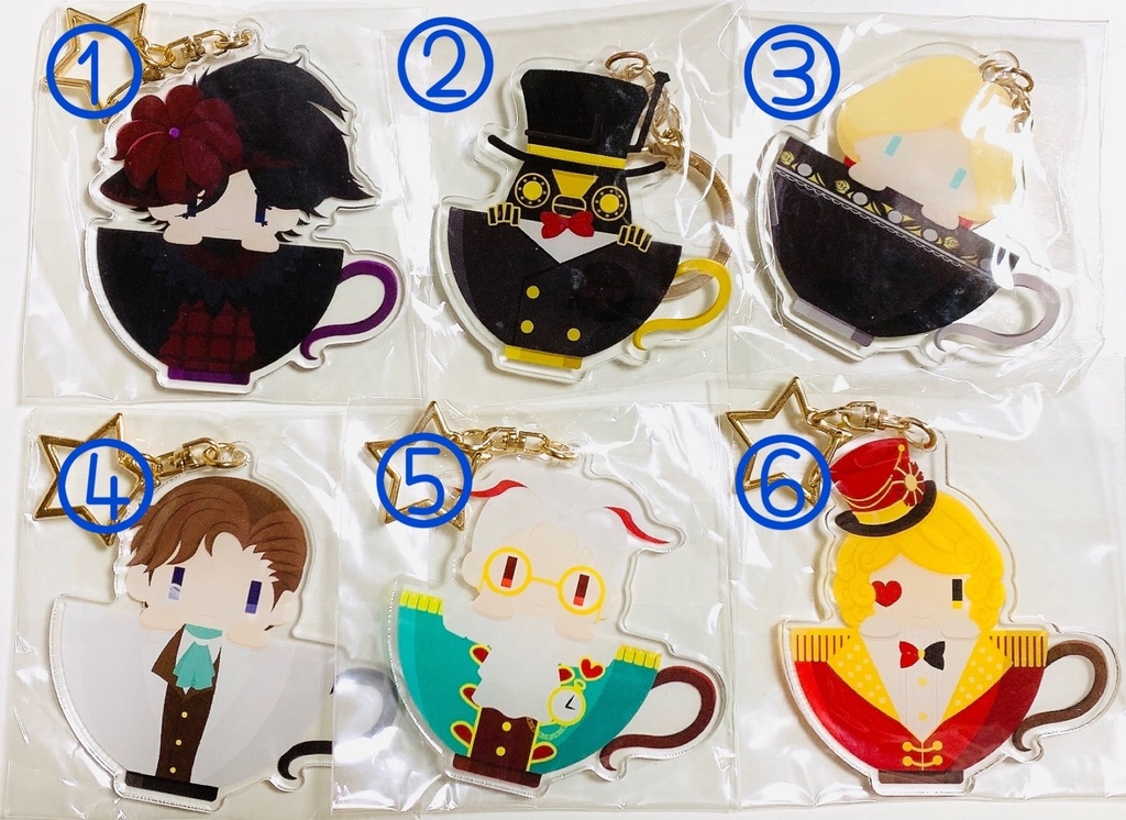 第五人格 ティーカップイメージ アクリルキーホルダー