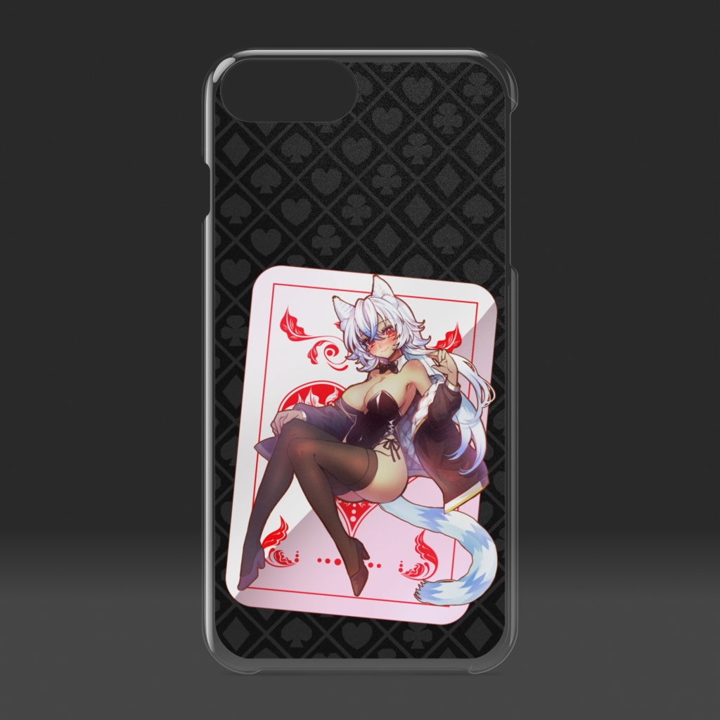 褐色バニーるるさん スマホケース iphone用