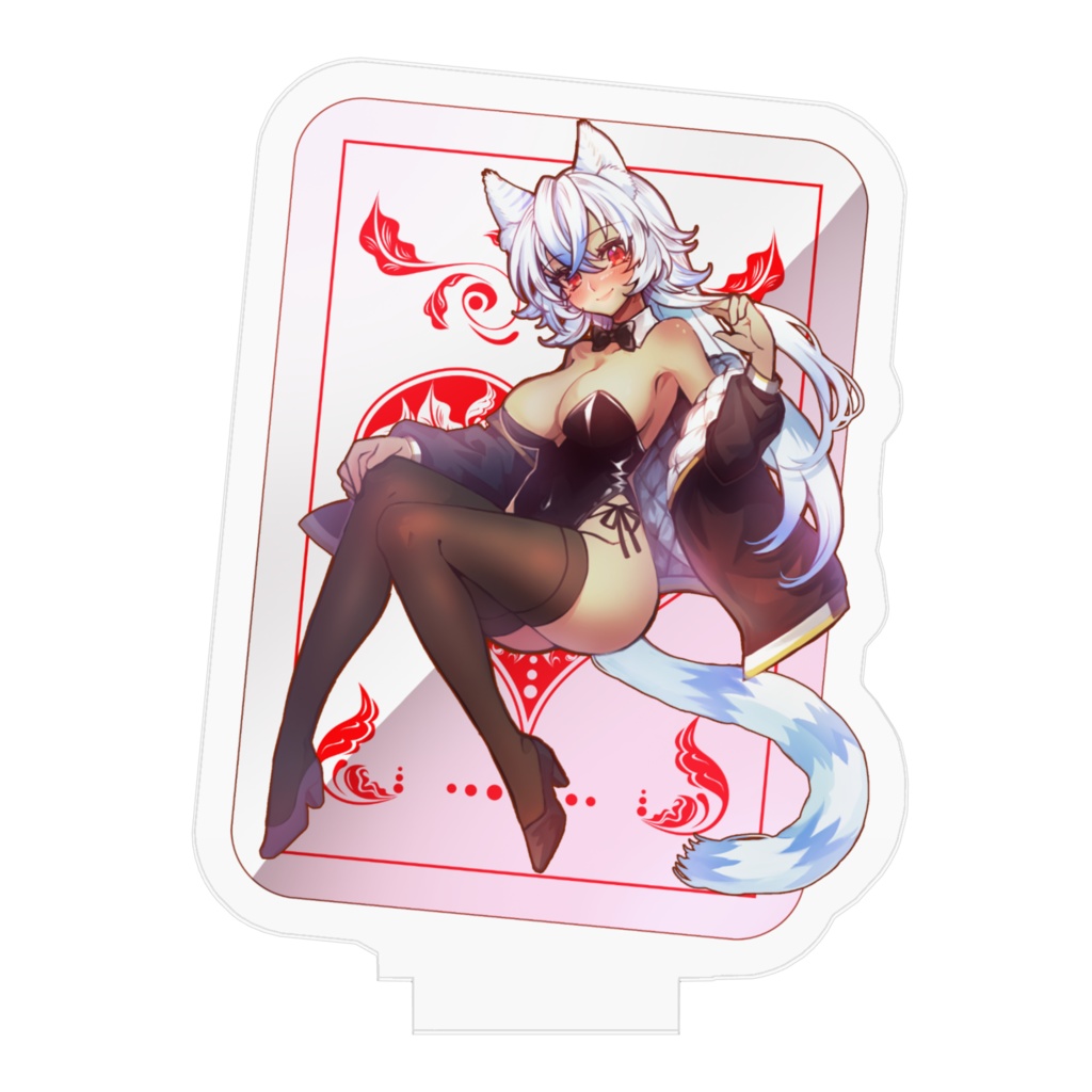 褐色バニーるるさん アクリルフィギュア