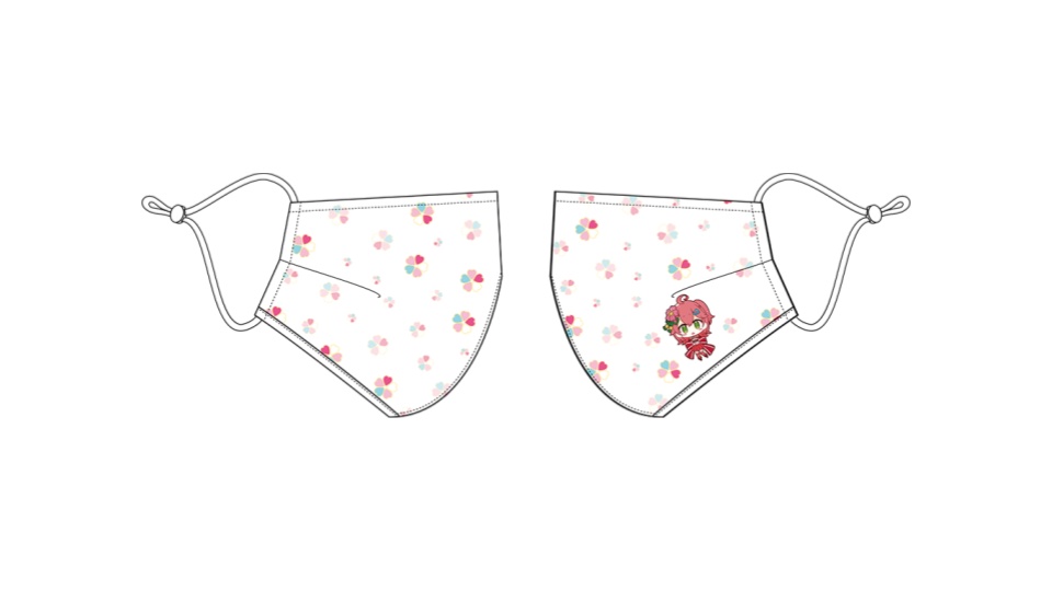 【ホロライブ×ツクモ コラボグッズ】「アキ・ローゼンタール、さくらみこ、桐生ココ、癒月ちょこ」フェイスマスク