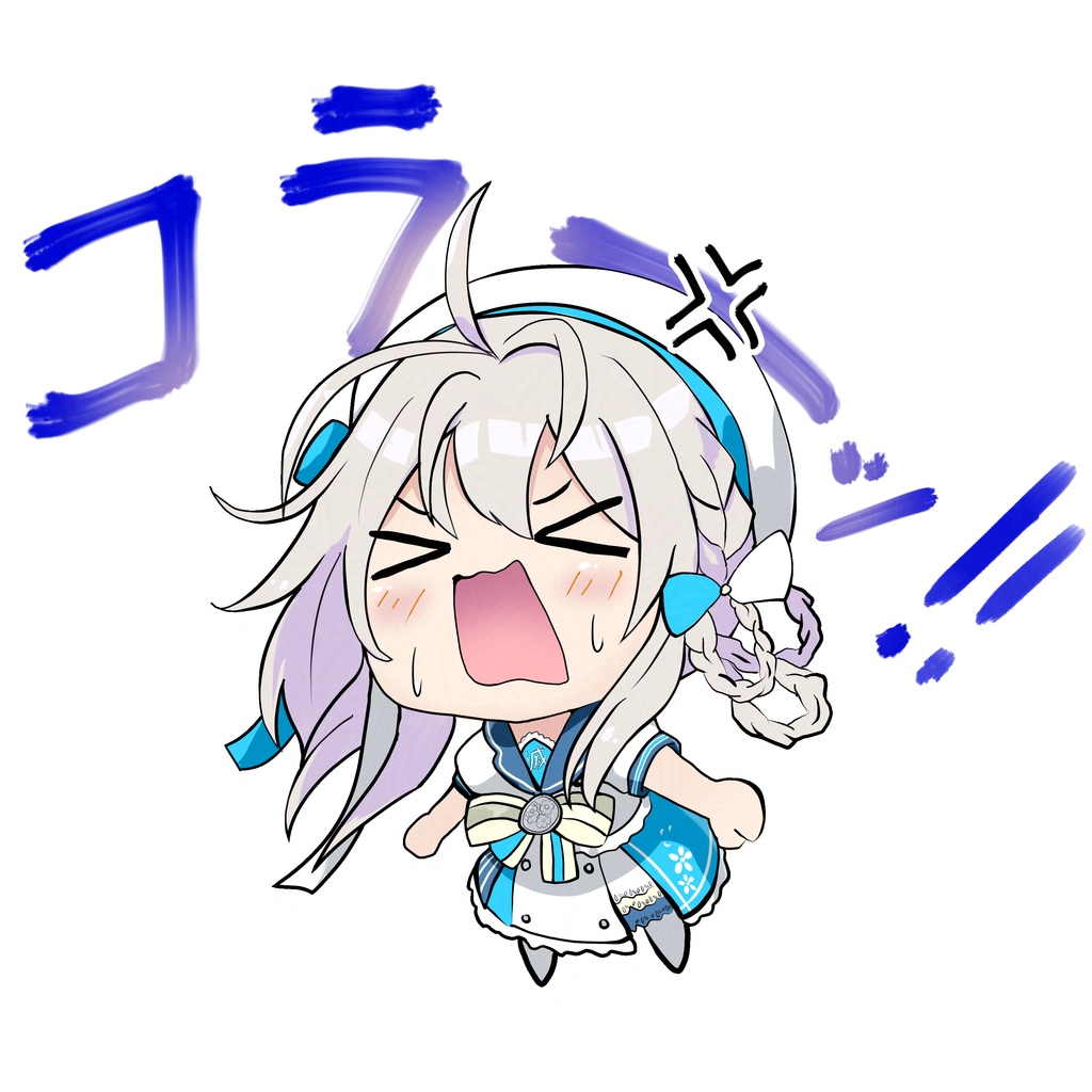 叫ぶほんあみさんアクリルキーホルダー