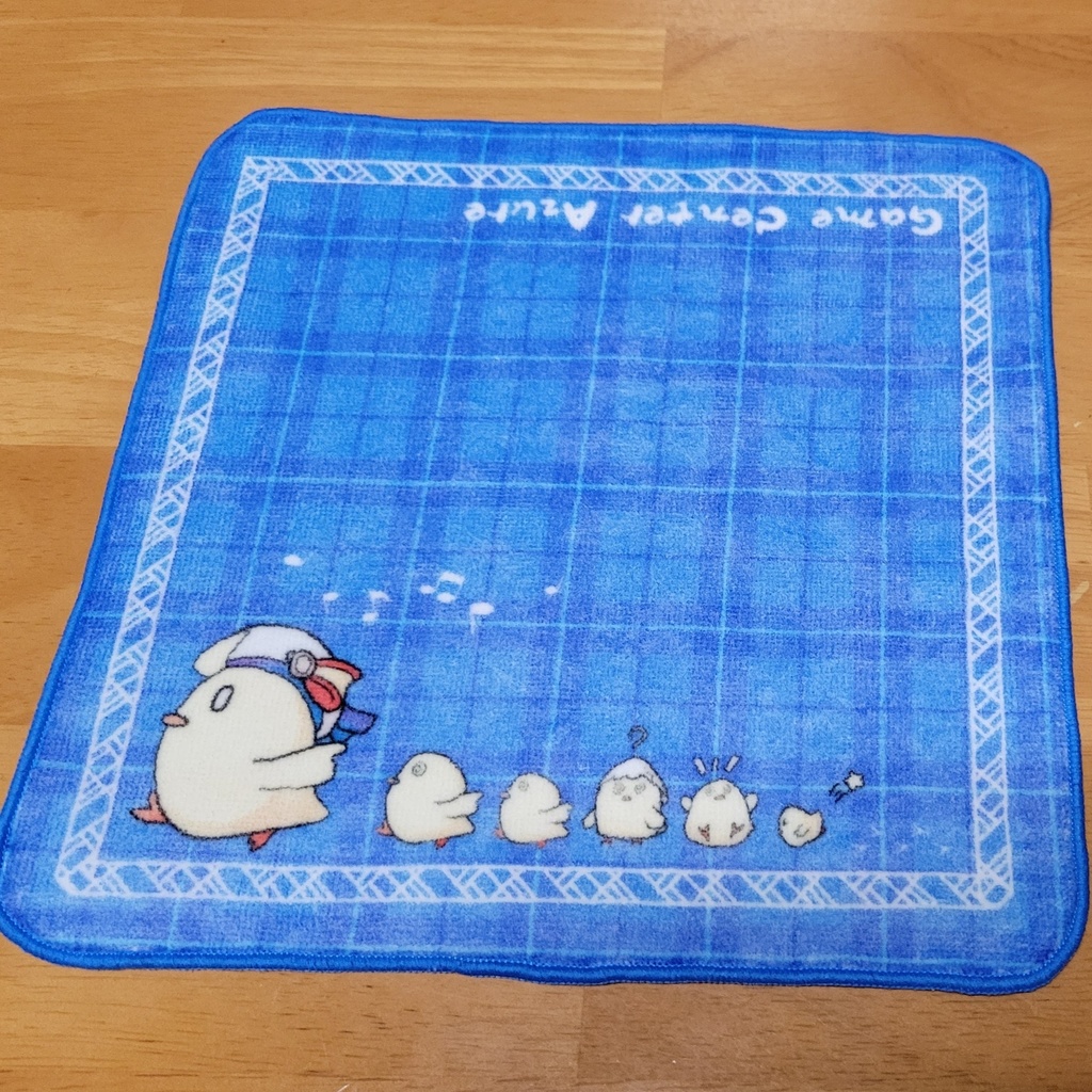 ゲーセン土産物風ミニタオル