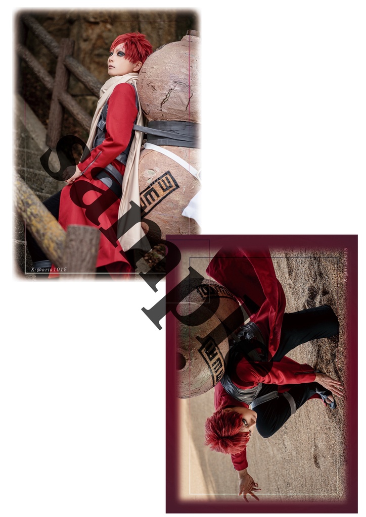 我愛羅　両面ポストカード　2026冬インテ頒布