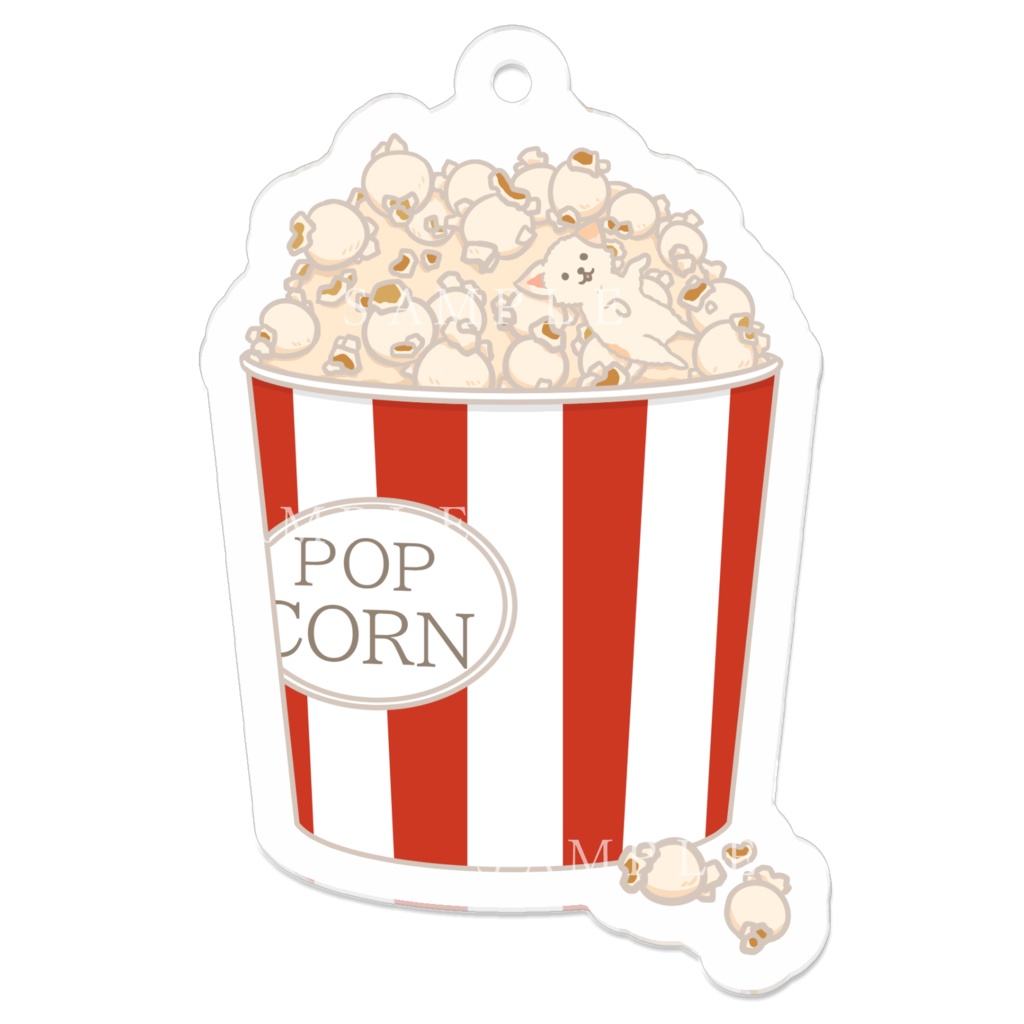 「犬」アクリルキーホルダー