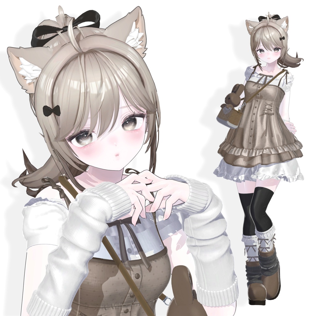 ✨発売間近✨ Casual Ribboned Ponytail【14アバター対応】
