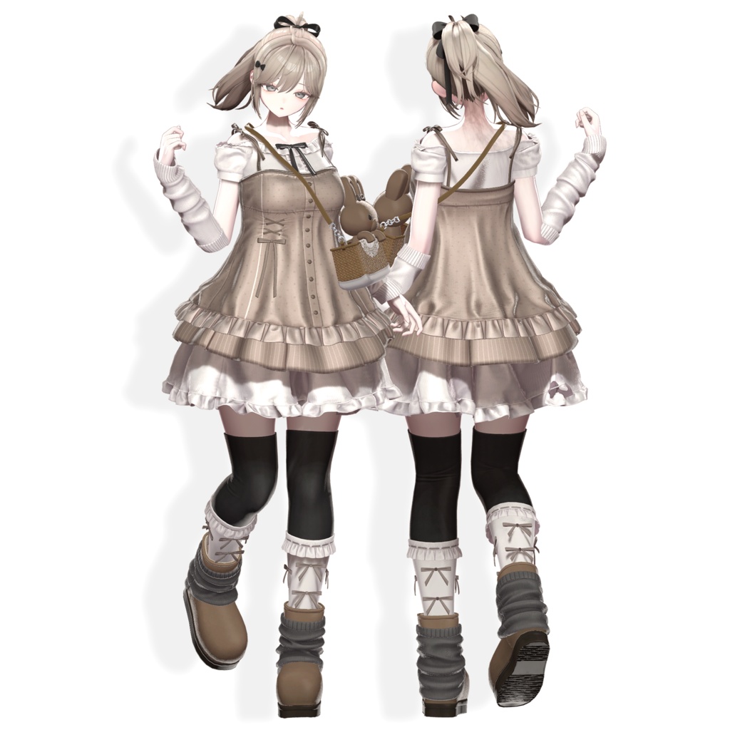 ✨発売間近✨ Casual Ribboned Ponytail【14アバター対応】