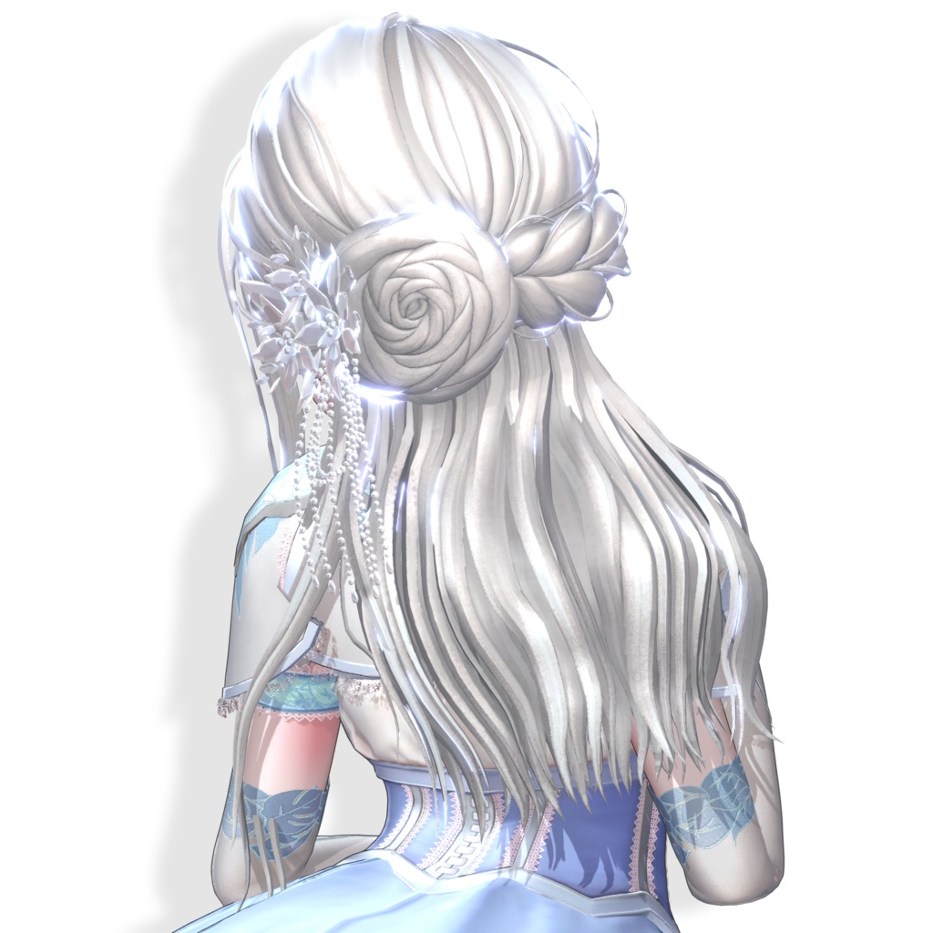 ✨発売間近✨ Classic Floral Half-Up Hair【14アバター対応】
