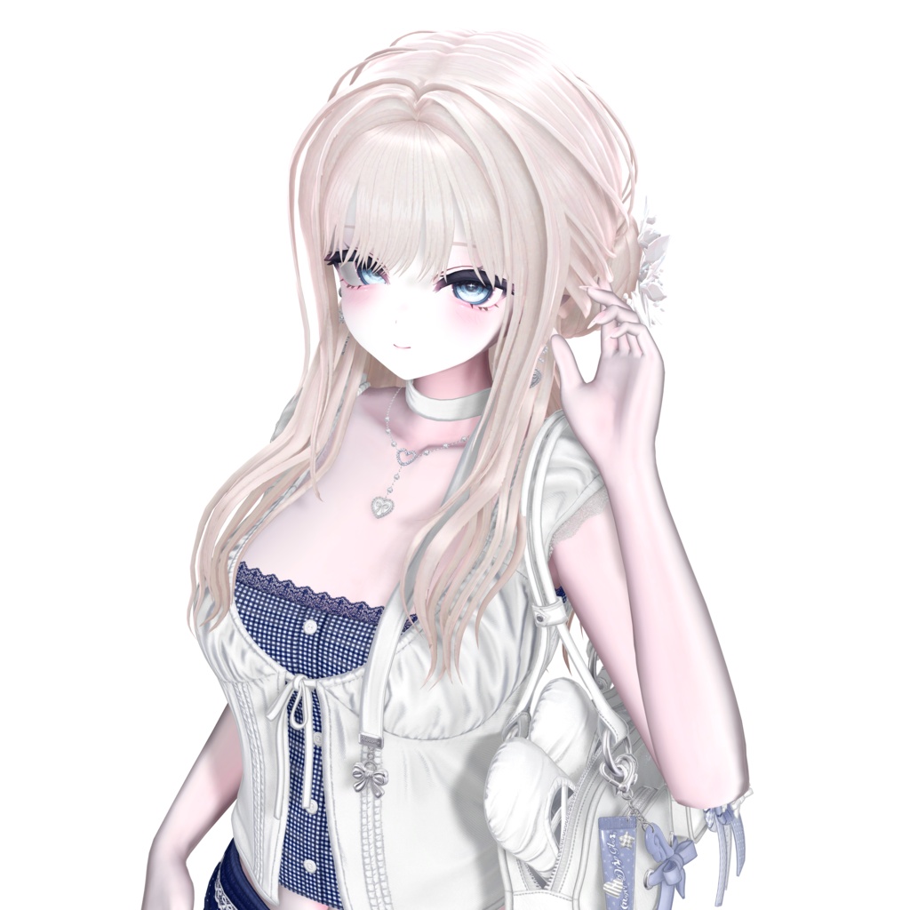 ✨SALE✨ Classic Floral Half-Up Hair【14アバター対応】