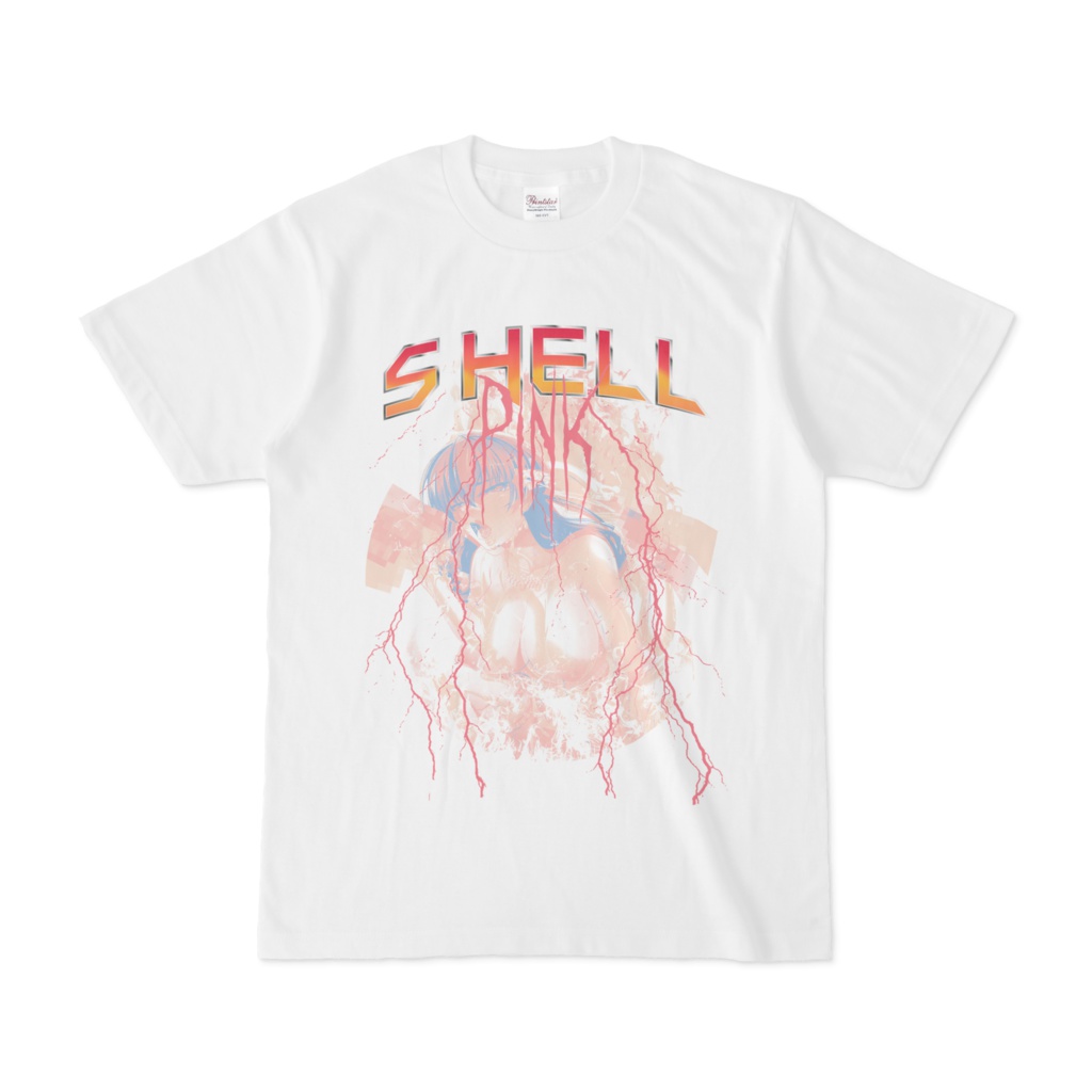 SHELL PINK METAL TEE