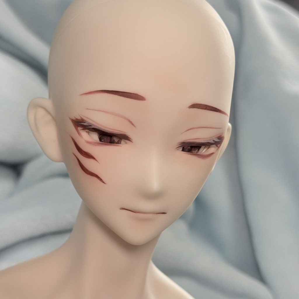 Black & White Studio 黑白自制 24凛 キャスト メイク済 1/3ドールヘッド