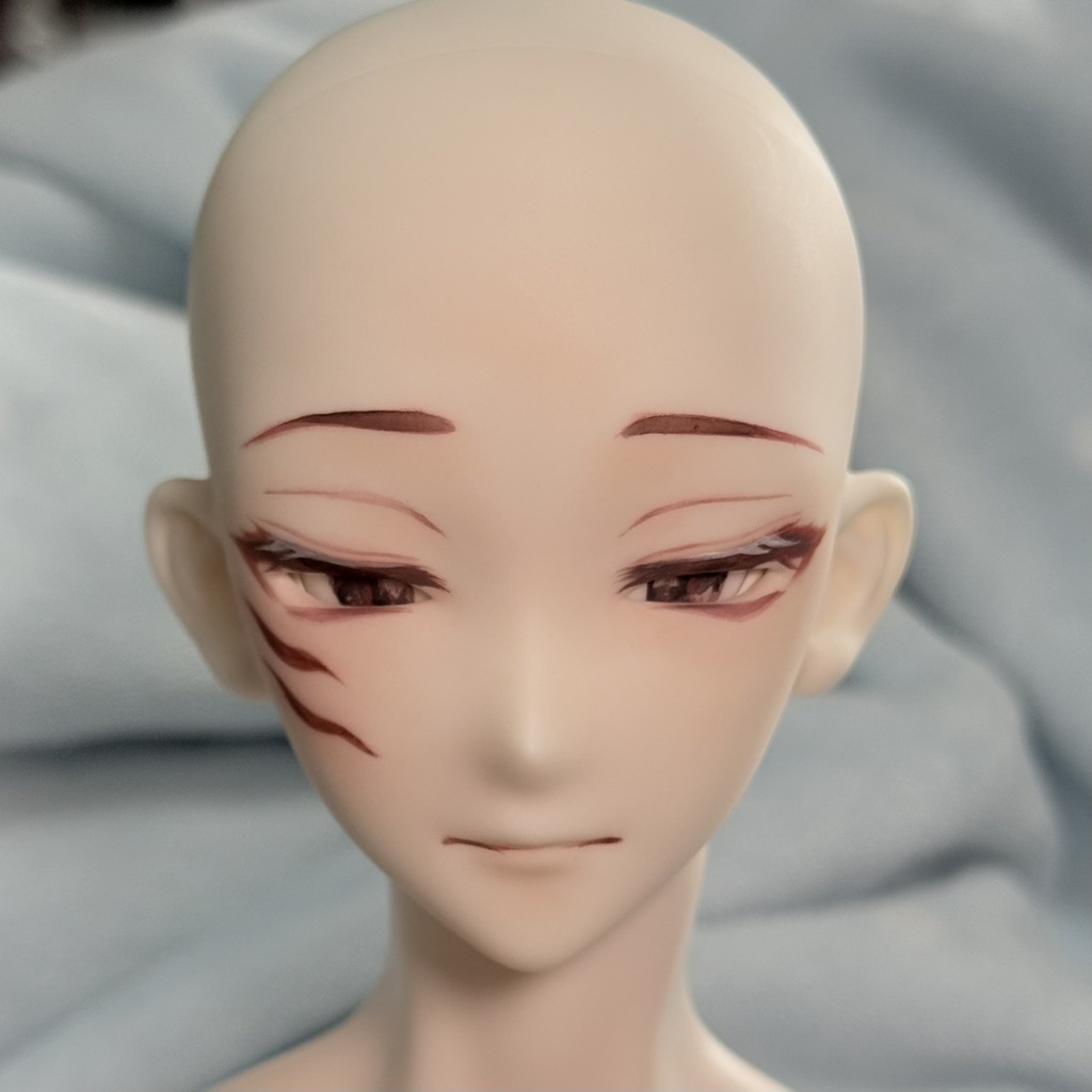 Black & White Studio 黑白自制 24凛 キャスト メイク済 1/3ドールヘッド