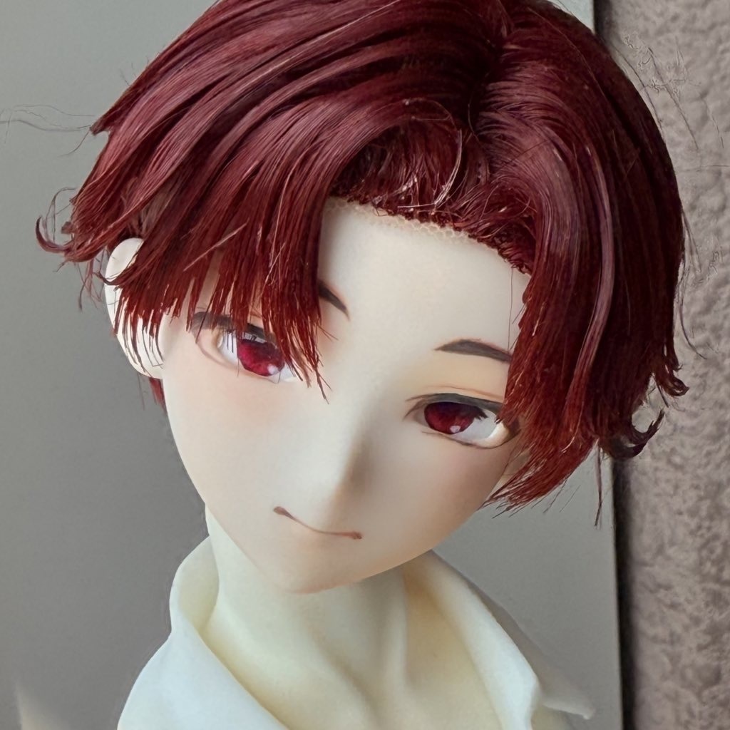 月白自制 朔月 カスタムドール ヘッド ホワイト　1/4スケール