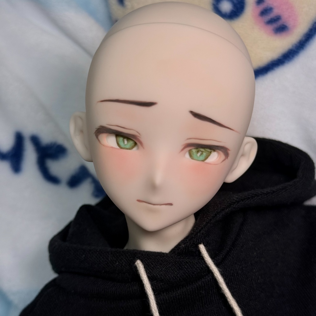 月白自制 朔月 カスタムドール ヘッド ホワイト 1/4スケール