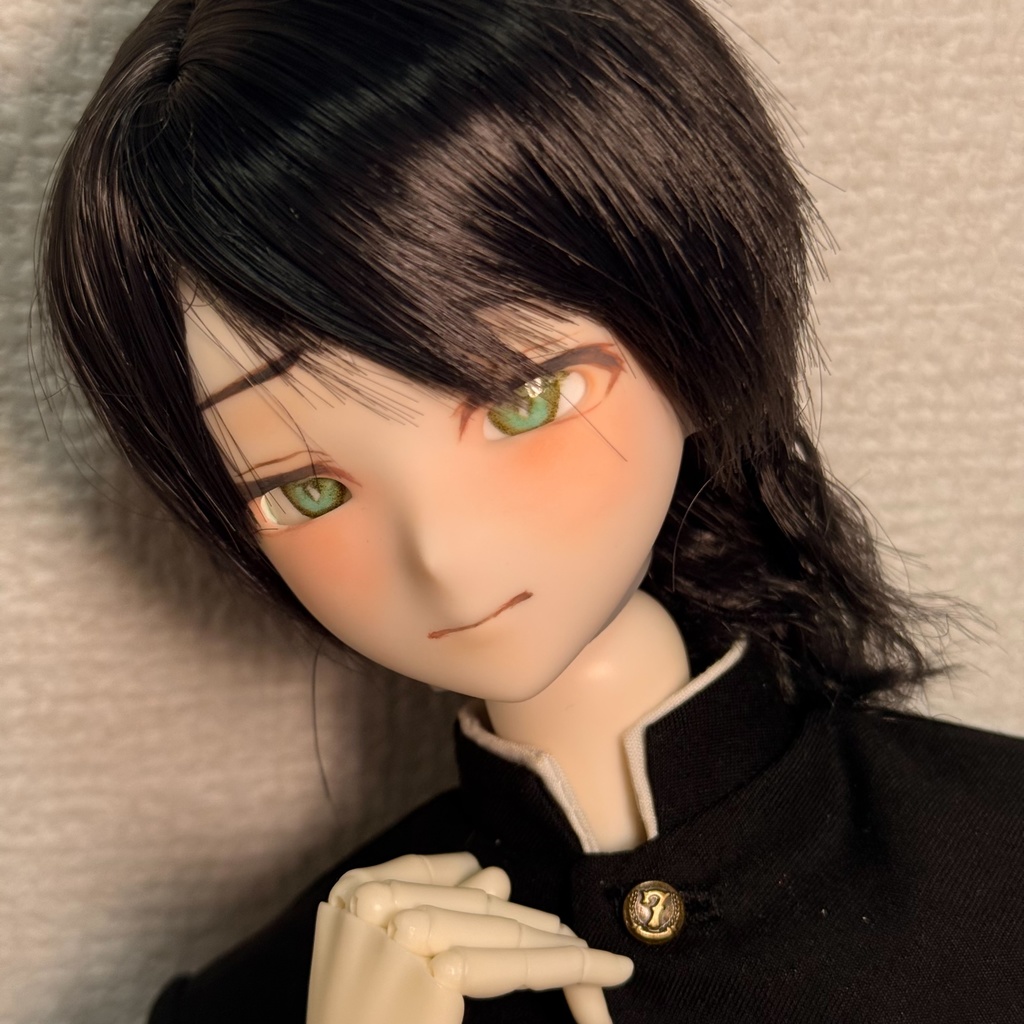 月白自制 朔月 カスタムドール ヘッド ホワイト 1/4スケール