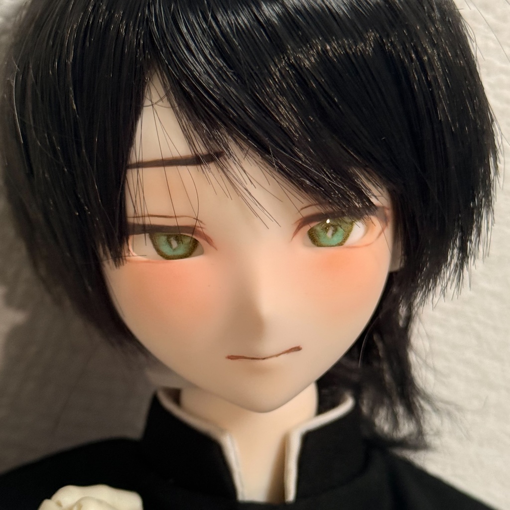 月白自制 朔月 カスタムドール ヘッド ホワイト　1/4スケール