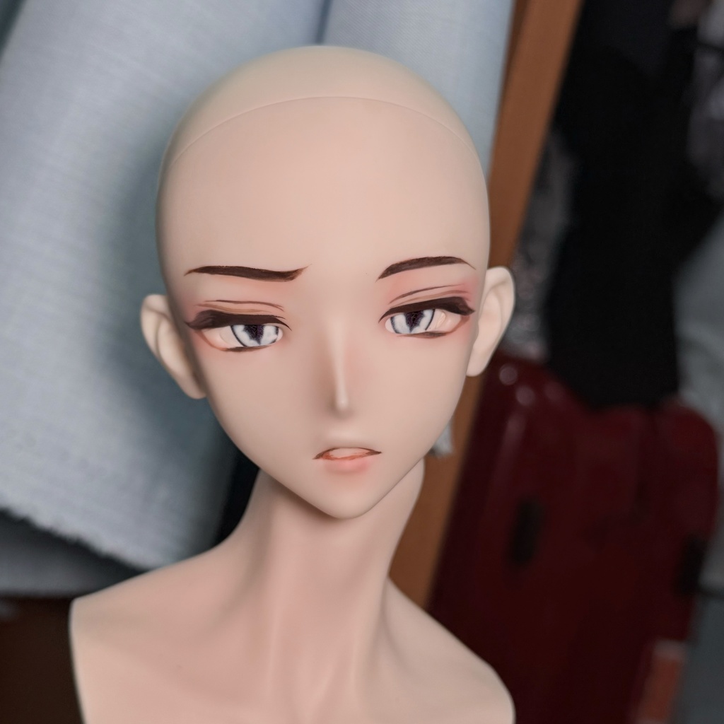 澀火自制 犬 mia白 カスタムドール ヘッド 1/3キャスト 樹脂