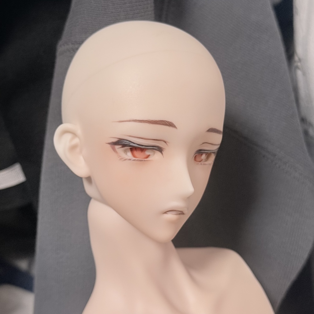 澀火自制 犬 mia白 カスタムドール ヘッド 1/3キャスト 樹脂