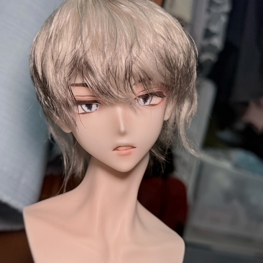 澀火自制 犬 mia白 カスタムドール ヘッド 1/3キャスト 樹脂