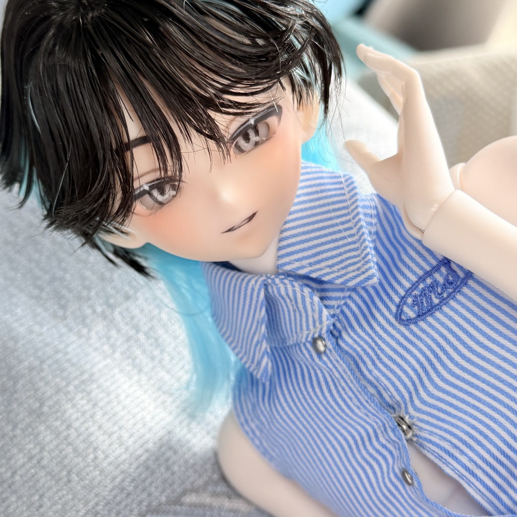 小最自制 小嘟 カスタムドール ヘッド mia粉　1/4 40cm