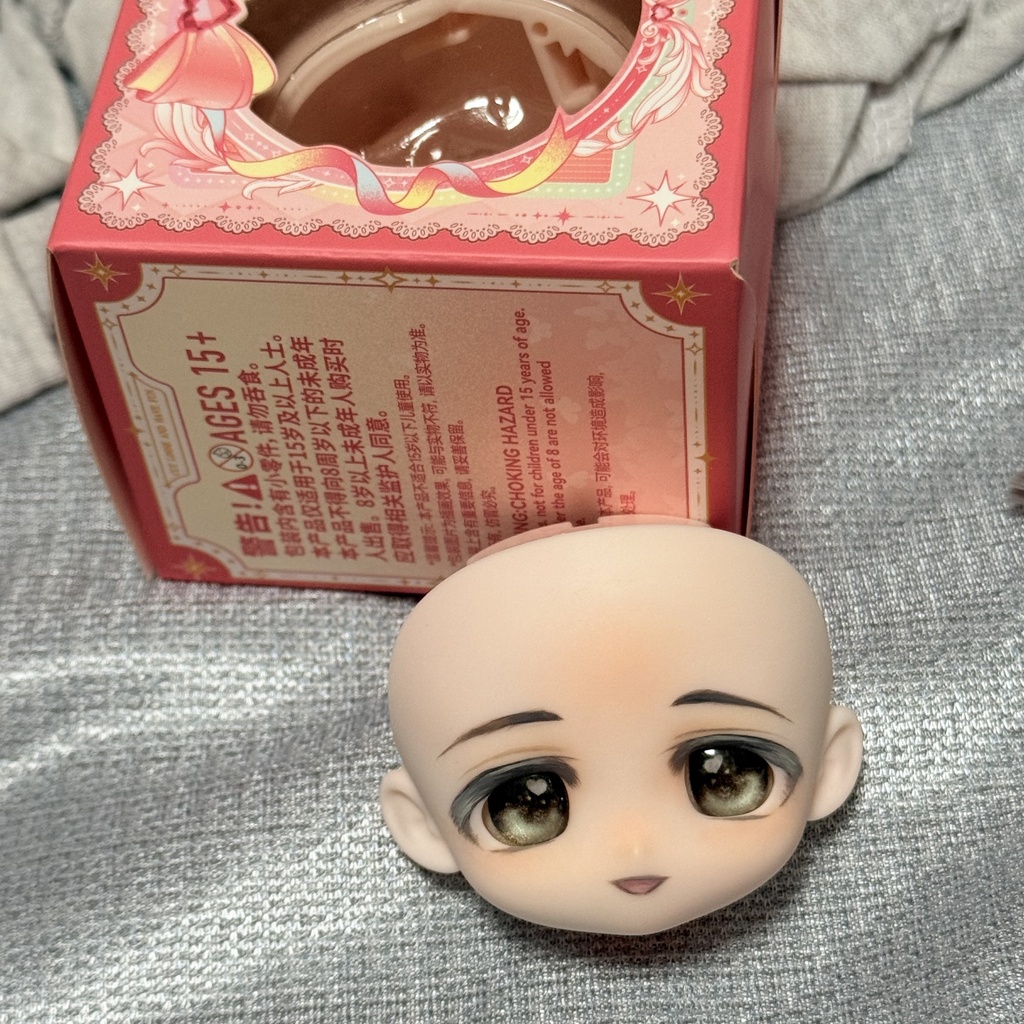 メイク済み　ボニーバニー6 フェイスパーツ ノーメイク　後頭部　セット