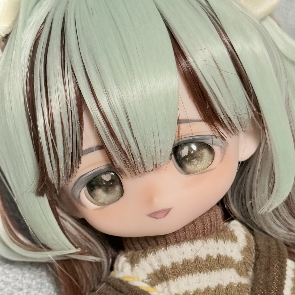 メイク済み　ボニーバニー6 フェイスパーツ ノーメイク　後頭部　セット