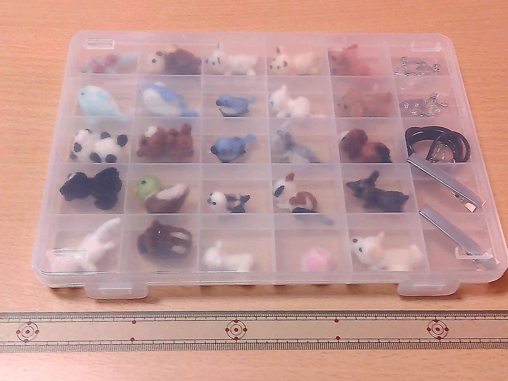 羊毛フェルト アクセサリーセット 25個 ネックレス・イヤリング・ブローチ・ヘアクリップ 付け替え自在