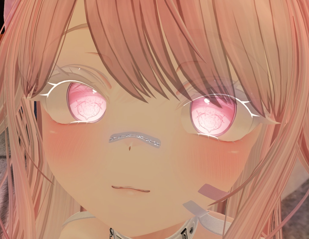 【VRchat】月+ハートのタトゥー【無料お試し版有り】