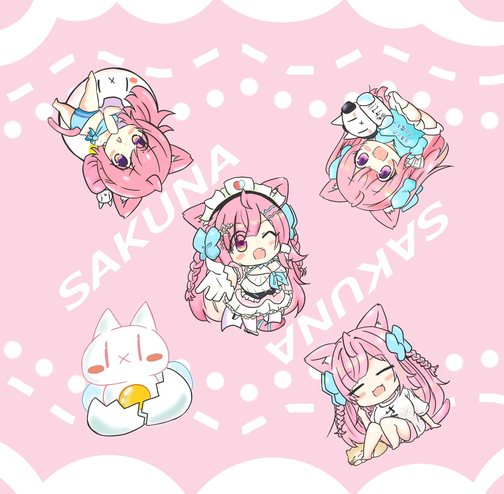 さくたんタオルハンカチ
