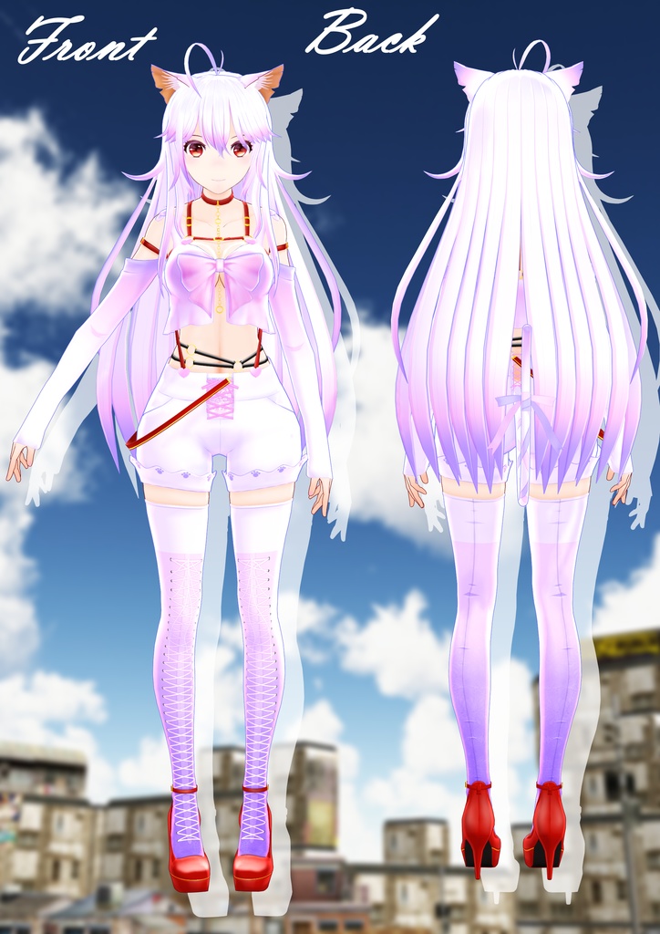 オリジナル3Dモデル 「大葉ねこな」