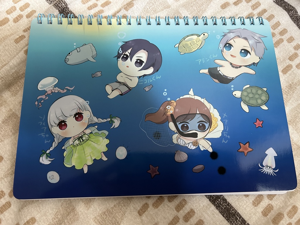 スケッチブック(1枚目絵を描きます)