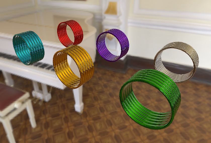 アームブレスレット【3Dモデル】