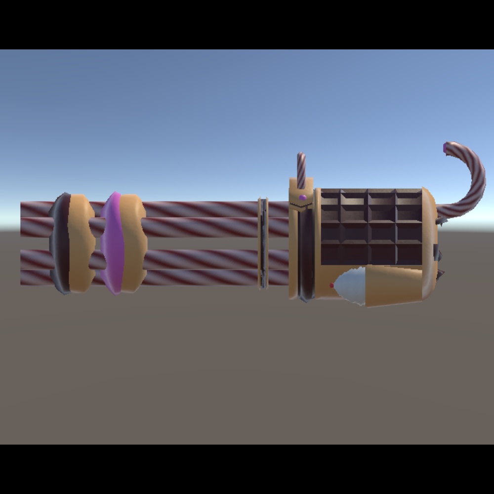 【3d】お菓子ミニガン