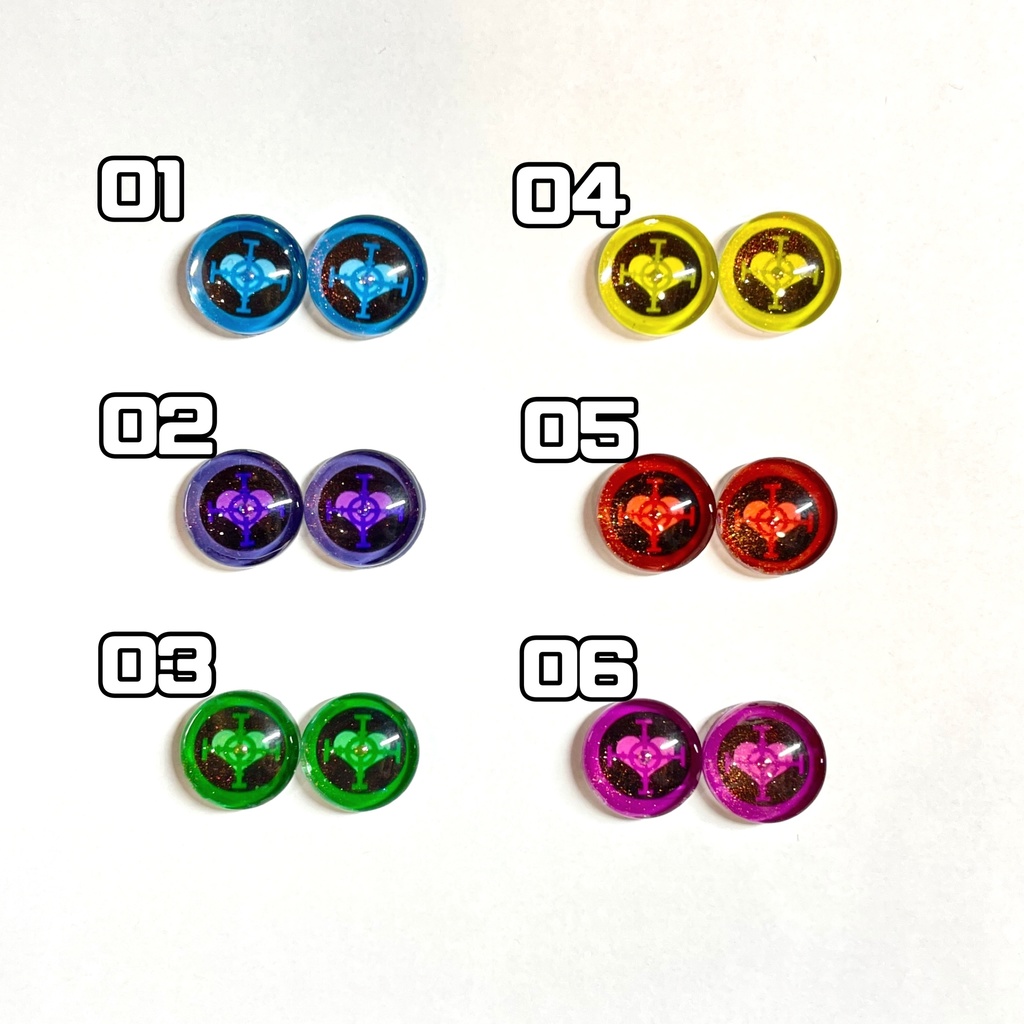 捕食者アイ ロックオン - オーロラパウダー (12mmカボションアイ)