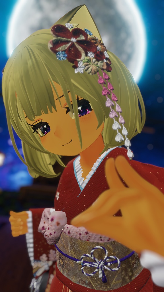 【6アバター対応】アレンジ振袖 IZANAMIcutie