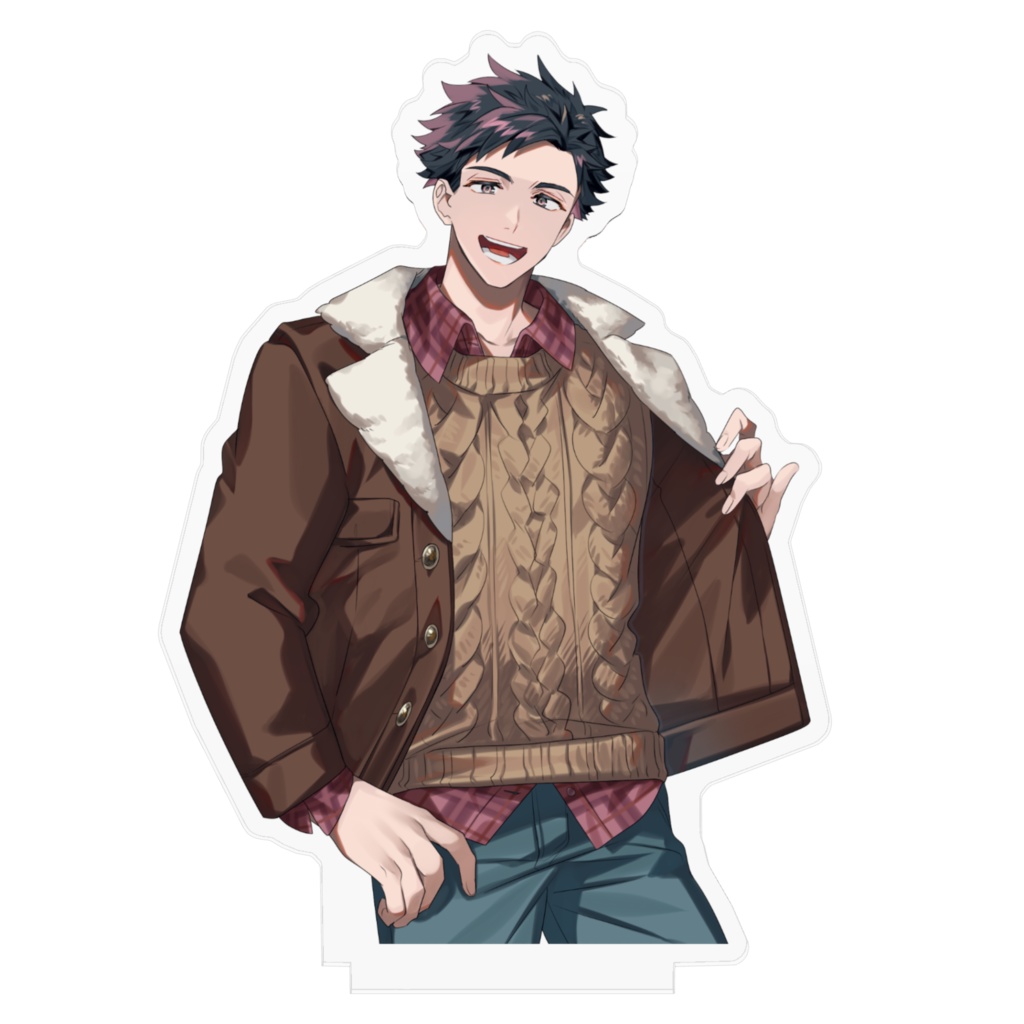 錦山夢鷹 新ビジュアル アクリルフィギュア(バストアップ)