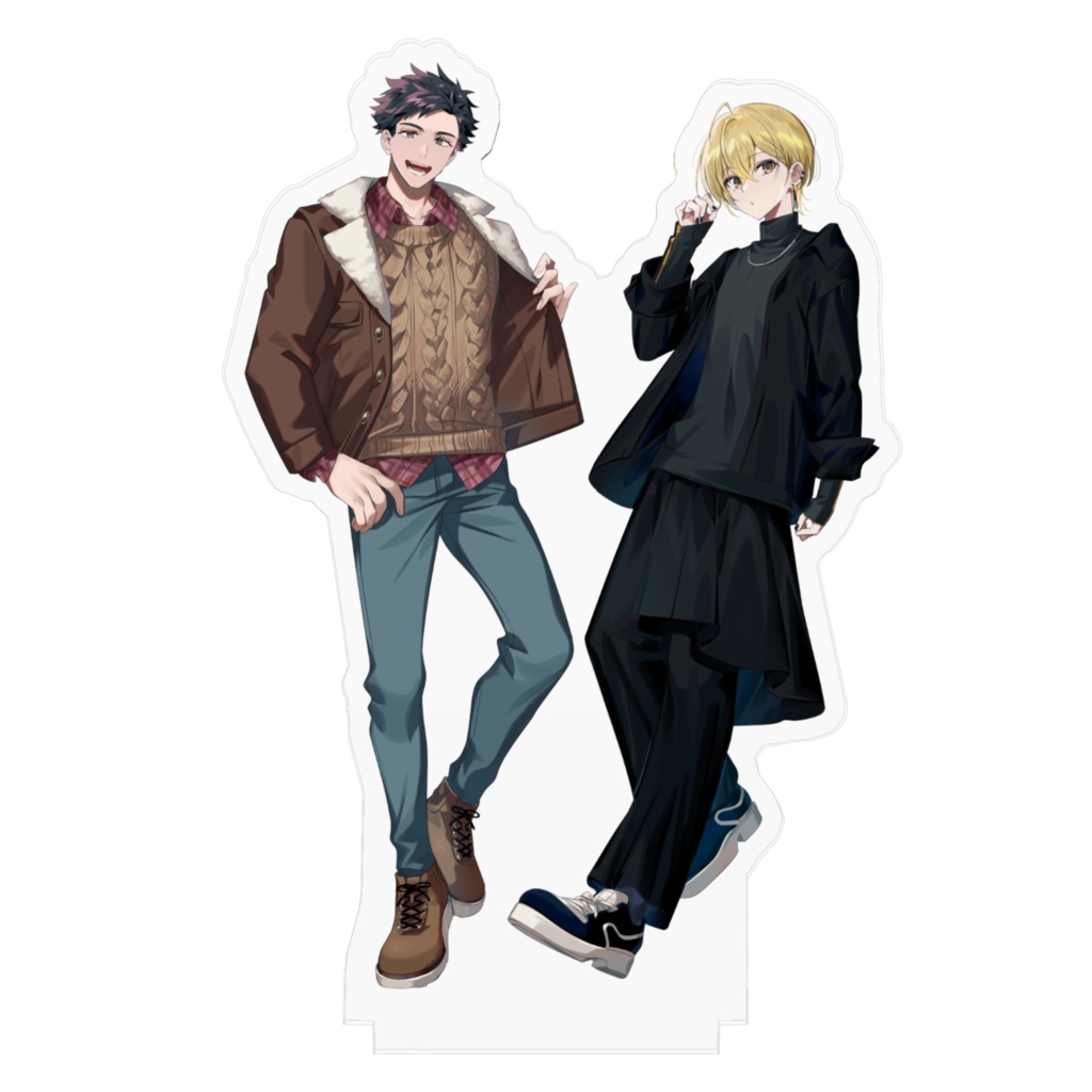 錦山夢鷹&花笠イリヤ 新ビジュアル アクリルフィギュア