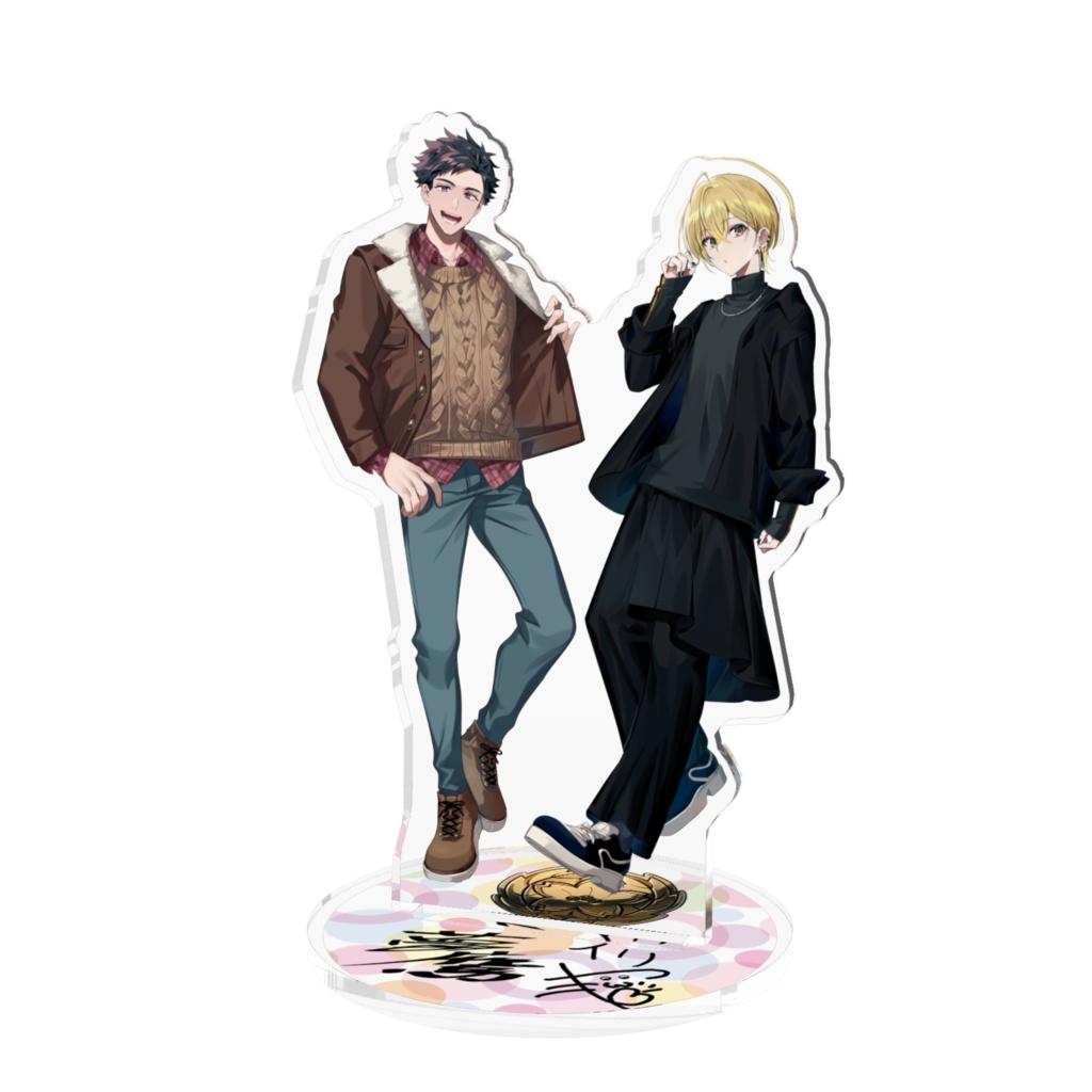 錦山夢鷹&花笠イリヤ 新ビジュアル アクリルフィギュア