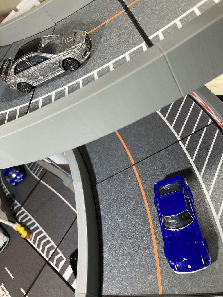 【豪華5点セット】1:64 ミニカージオラマ 立体交差スペシャルアソートセット