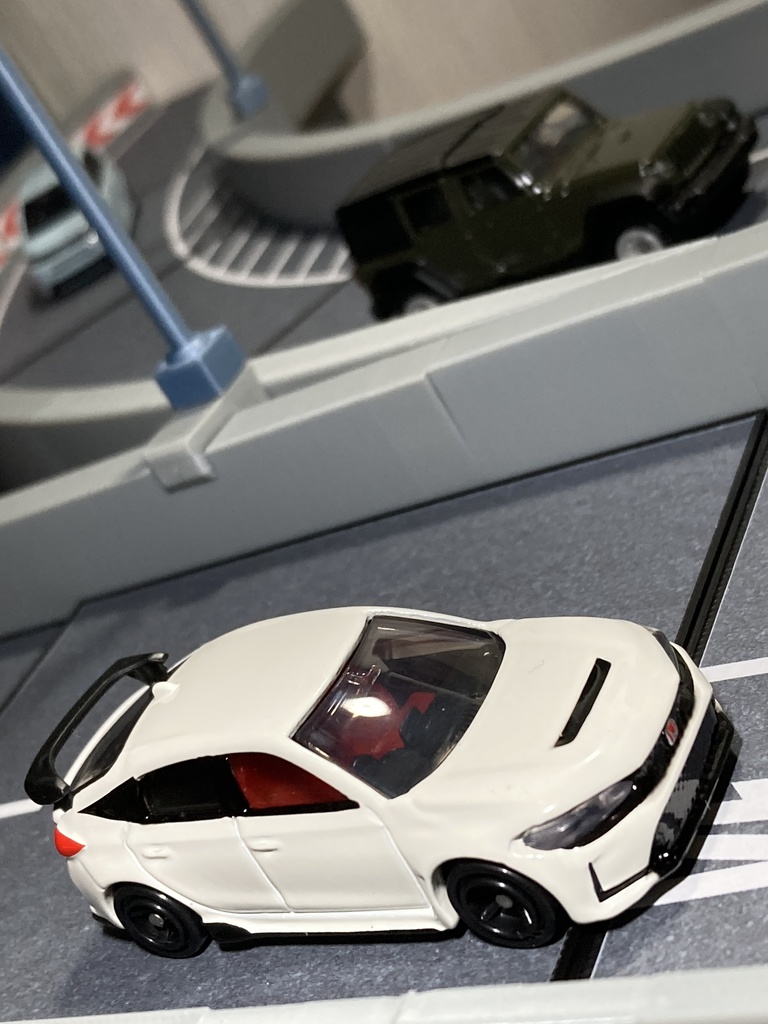 【新製品】1:64 ミニカージオラマ 高速道路 非常駐車帯合流カーブセット【ショップイチオシ】