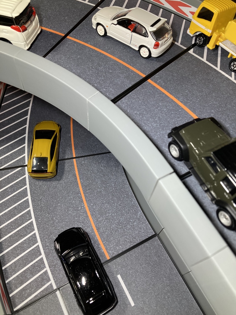 【人気No.1】 1:64 高速道路 立体交差カーブアソートセット【5点セット】