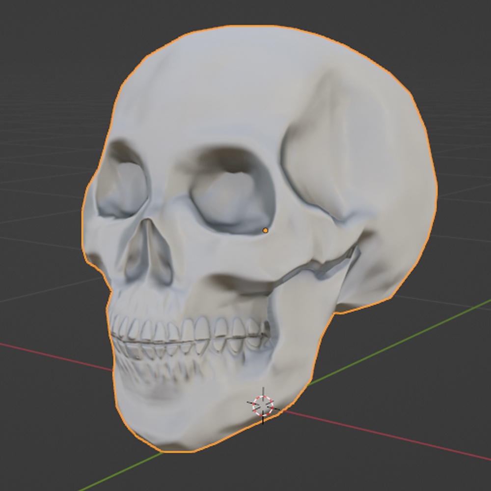 ドクロ 3Dデータ